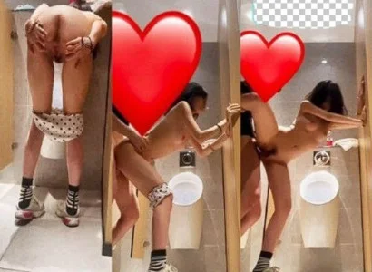 Anh dìu em người yêu vào WC vụng trộm